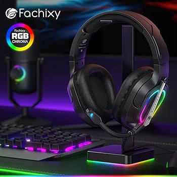 Amazon.com: Fachixy FC200 PC Gaming Headset for PS4, PS5